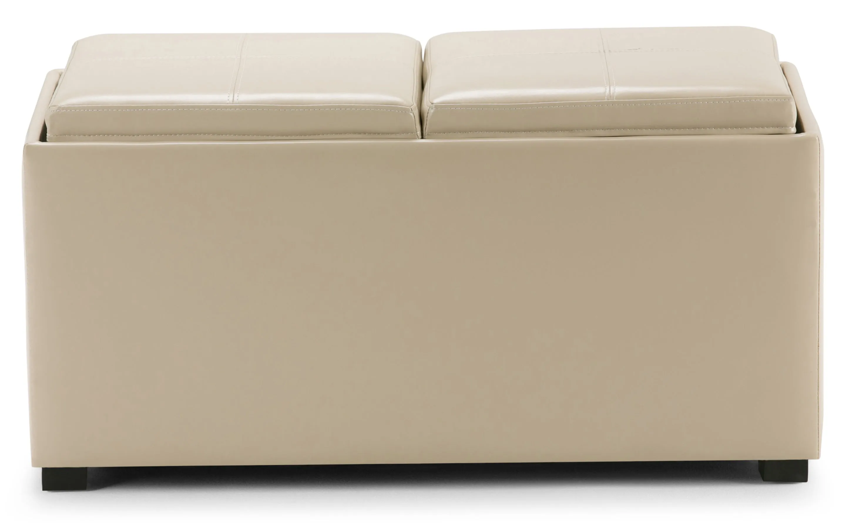 Avalon 5 Pc Storage Ottoman in Vegan Leather