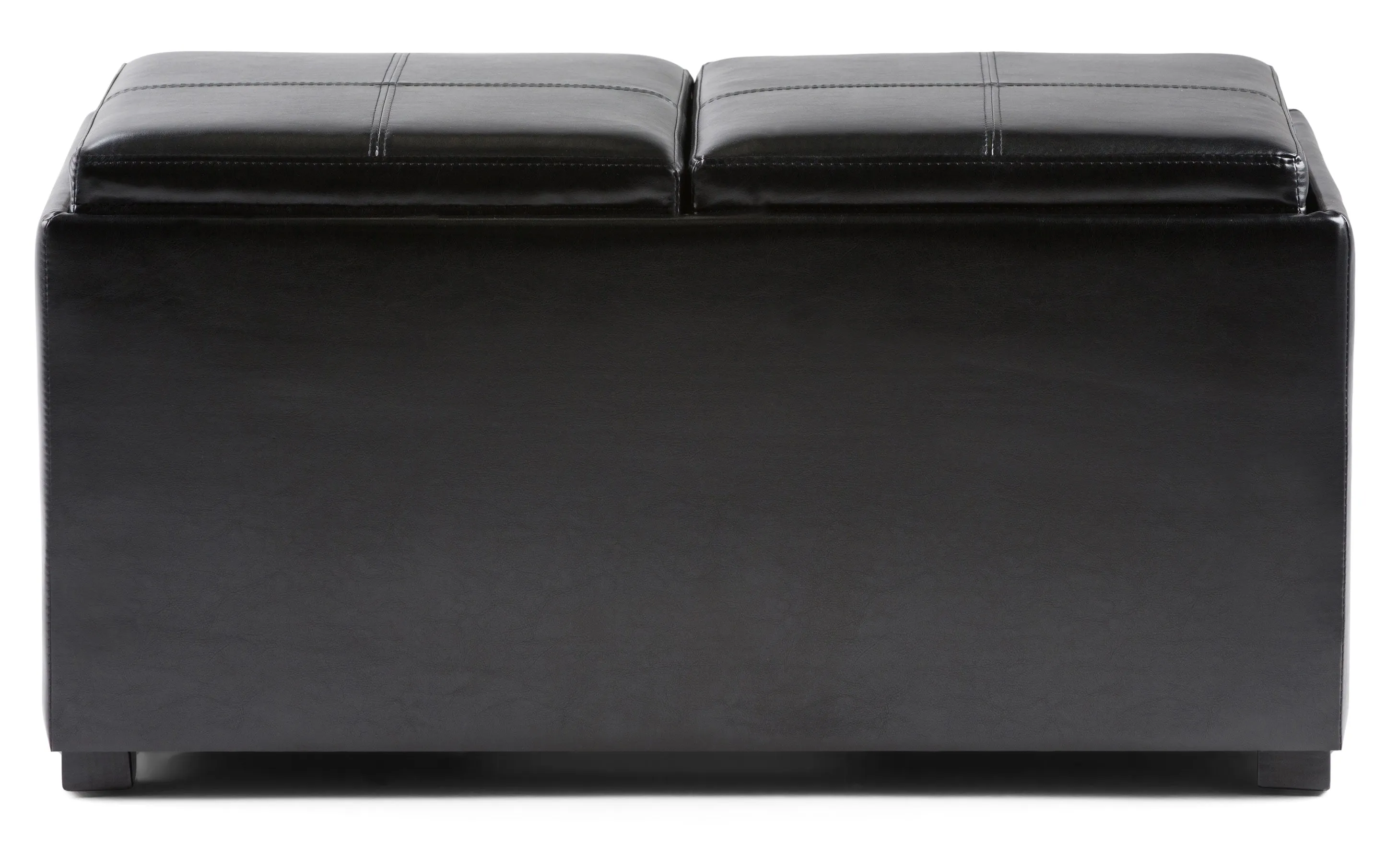 Avalon 5 Pc Storage Ottoman in Vegan Leather