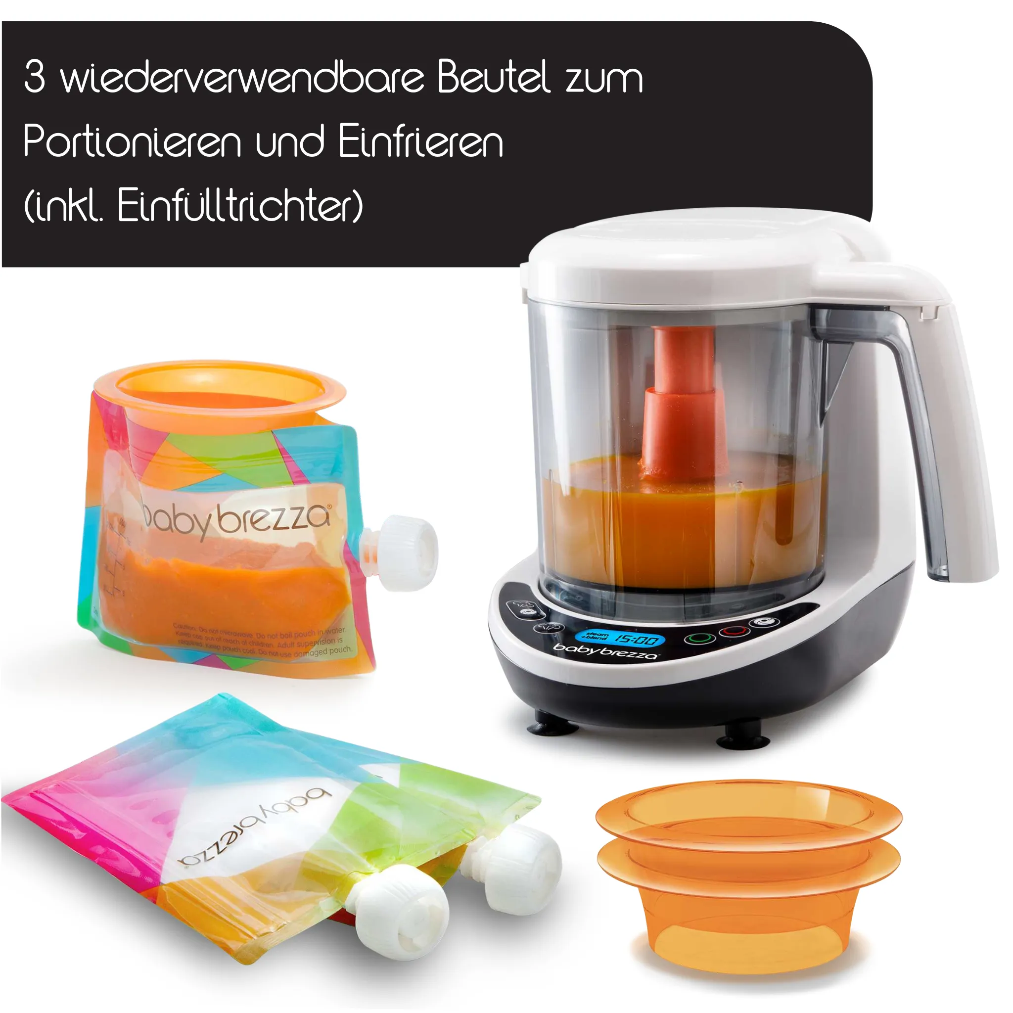 Baby Brezza Kombi-Set: Instant Warmer & Food Maker Deluxe