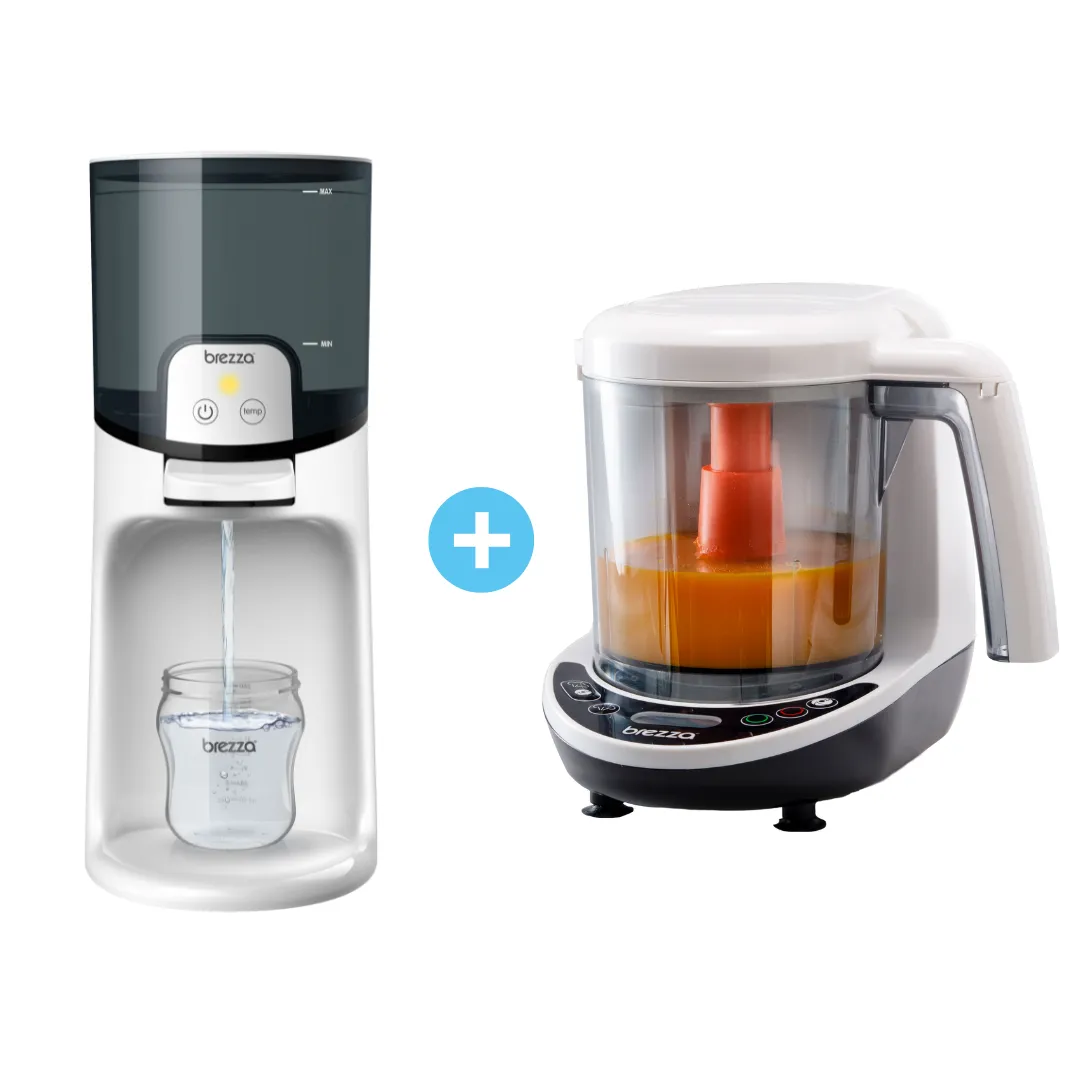 Baby Brezza Kombi-Set: Instant Warmer & Food Maker Deluxe