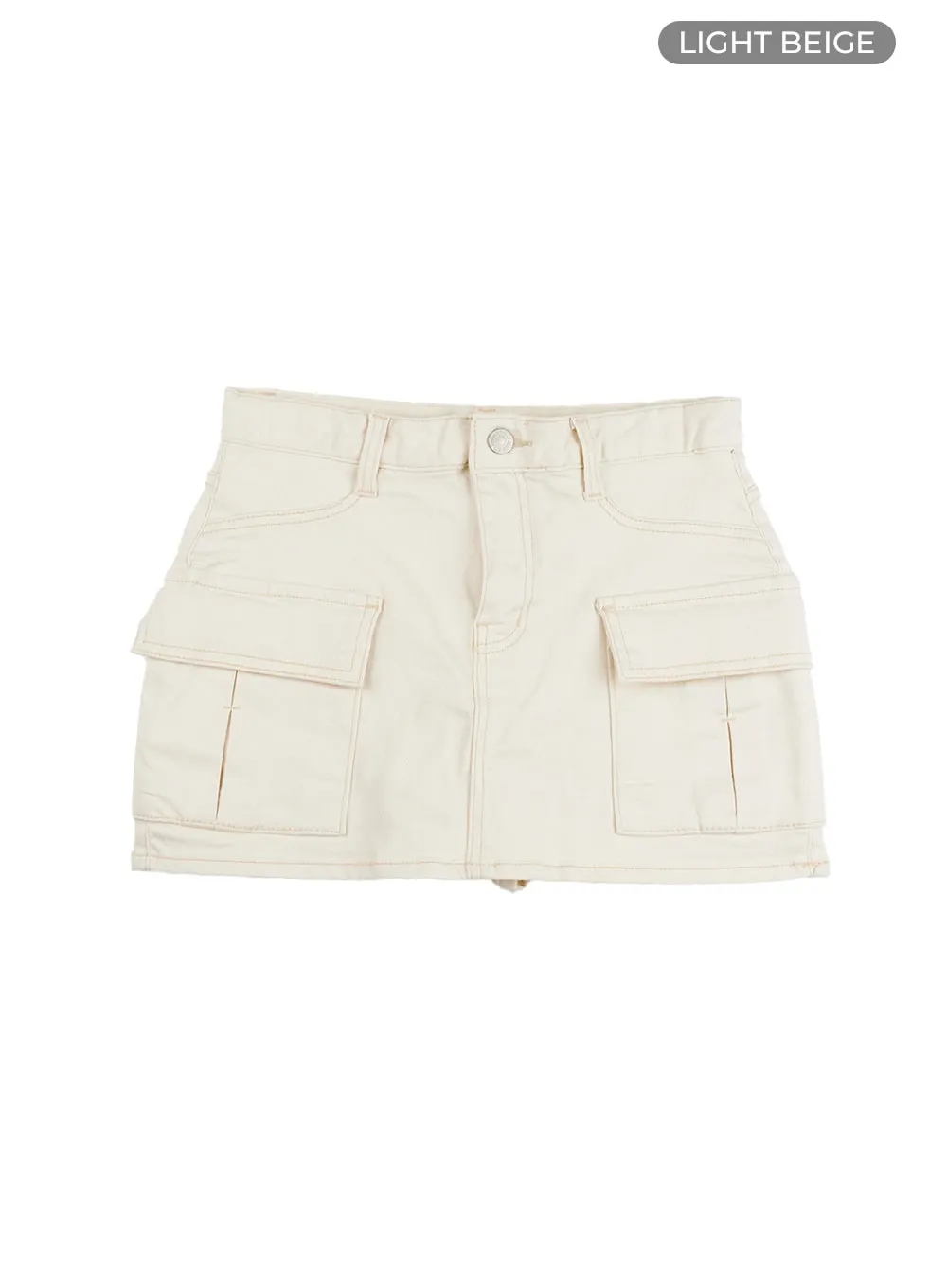 Cargo Pocket Mini Skirt CL401