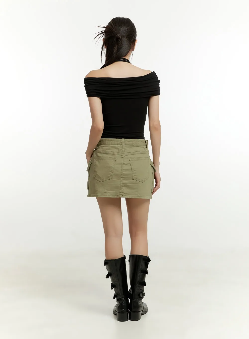 Cargo Pocket Mini Skirt CL401