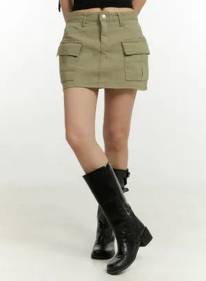 Cargo Pocket Mini Skirt CL401