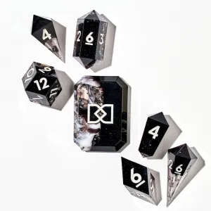 Cold Iron 7-Piece Jewel Shape Dice Set