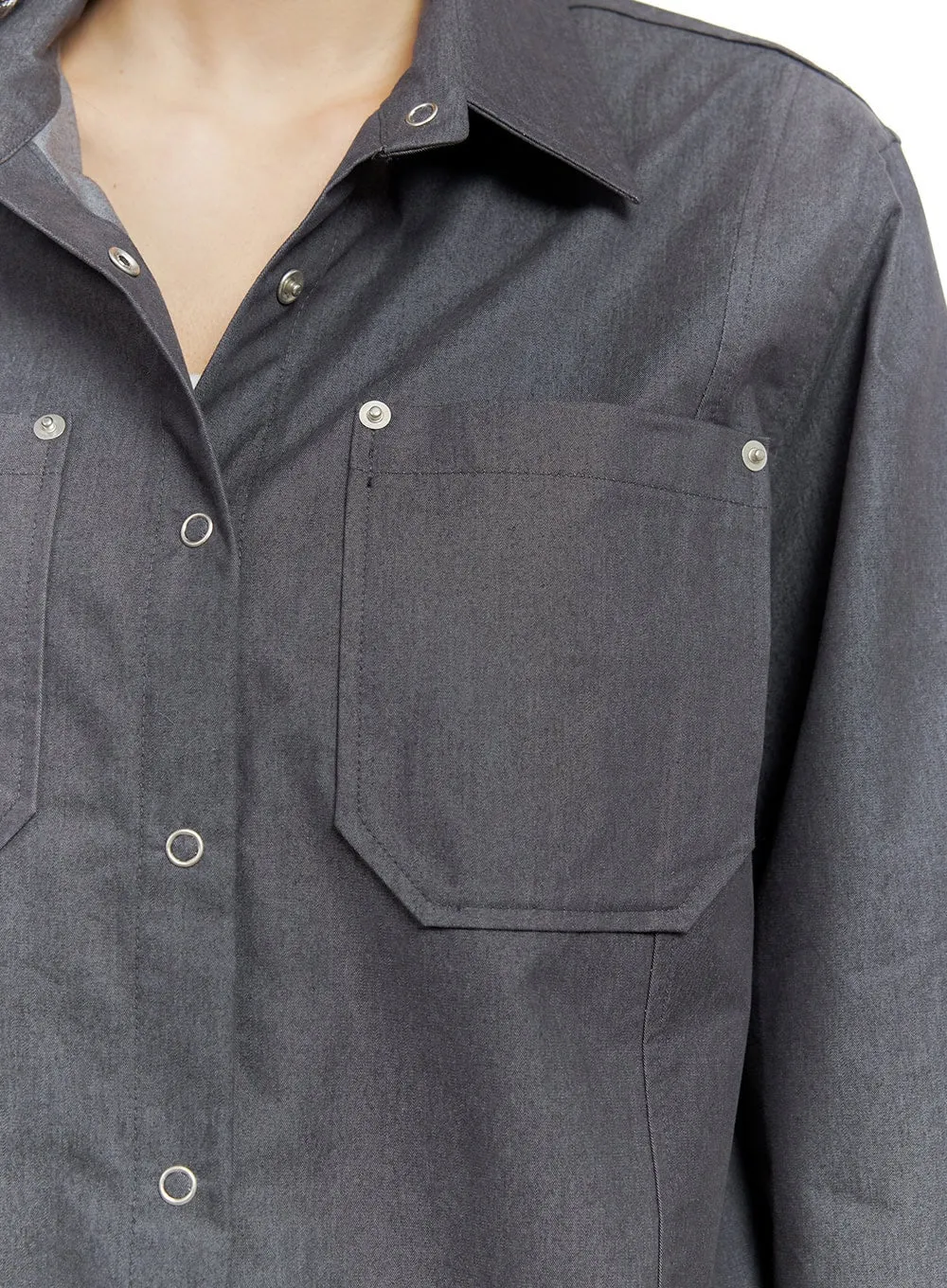 Collared Denim Pocket Shirt CO426