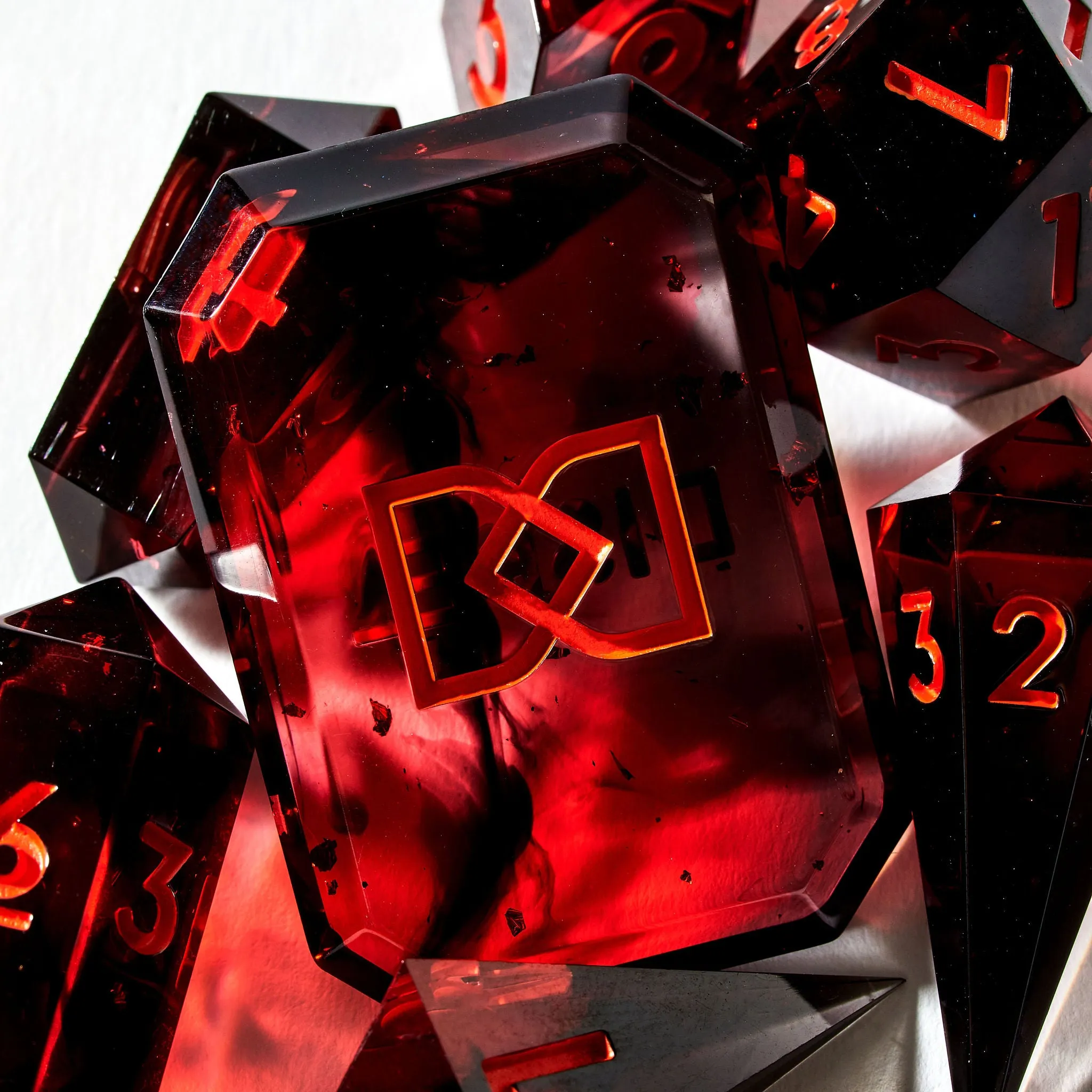 Devil You Know 7-Piece Jewel Shape Dice Set