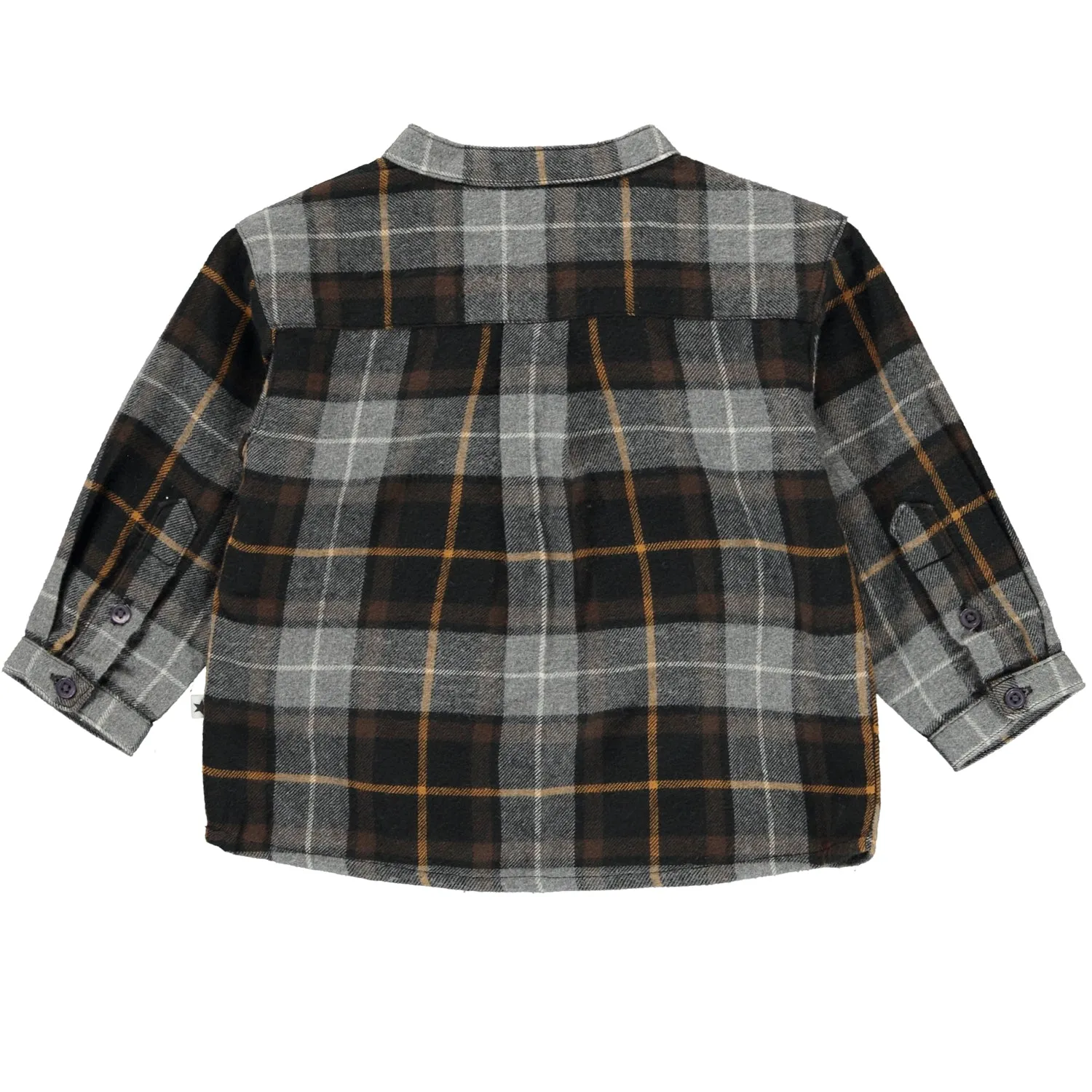 Enoz Grey Check Long Sleeve Shirt  - FINAL SALE