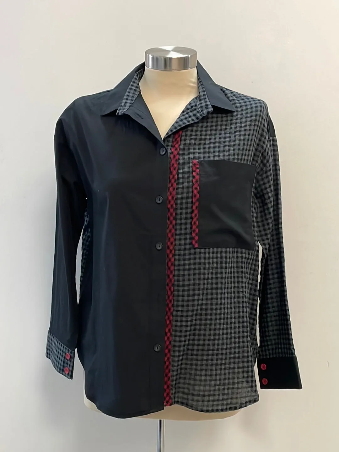 FINAL SALE - TERRA Charcoal Shirt T4507