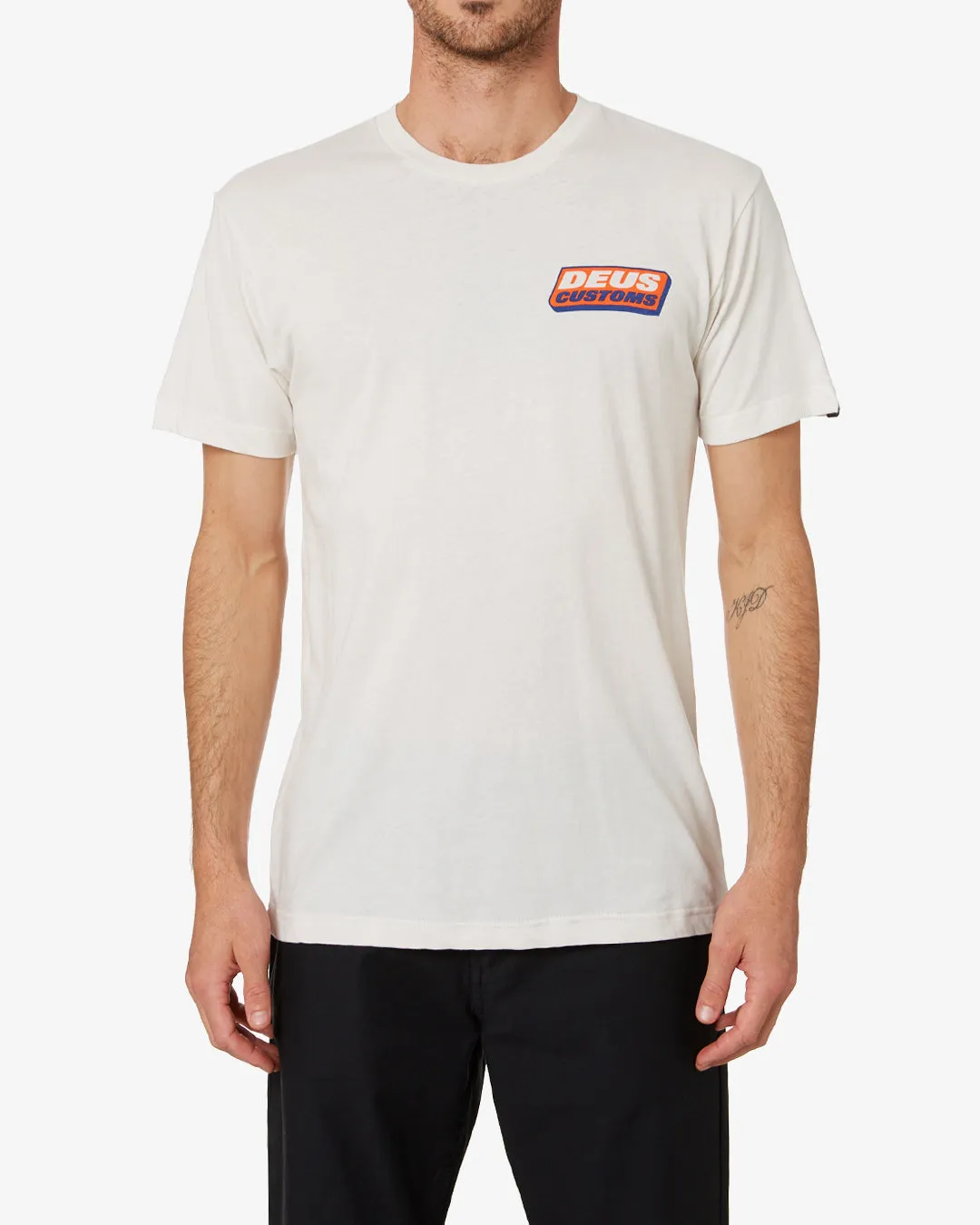 Gas Horns Tee - Vintage White