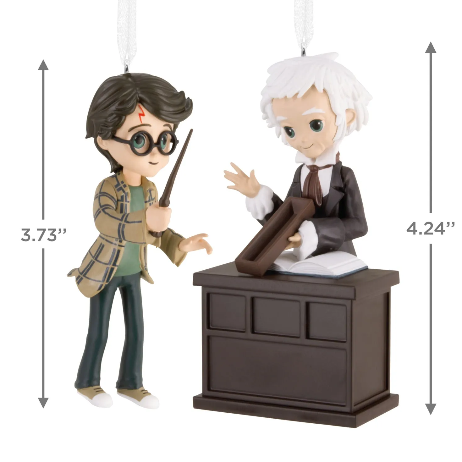 Hallmark Christmas Ornaments - Harry Potter and Ollivander, Set of 2