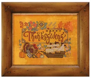 Happy Thanksgiving Cross Stitch