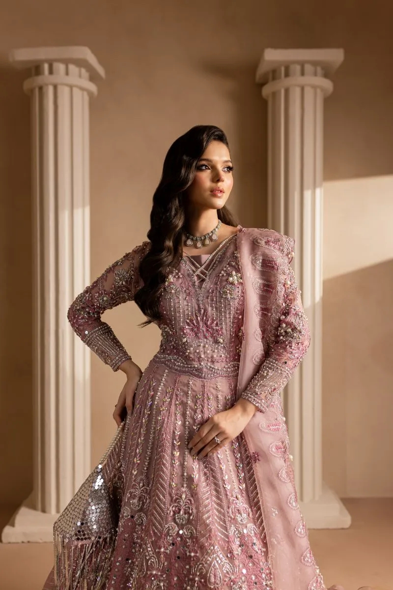 Maria Osama Khan - Pakeezah - MAXI - LAVENDER - ORGANZA & PK RAWSILK - 2 Piece