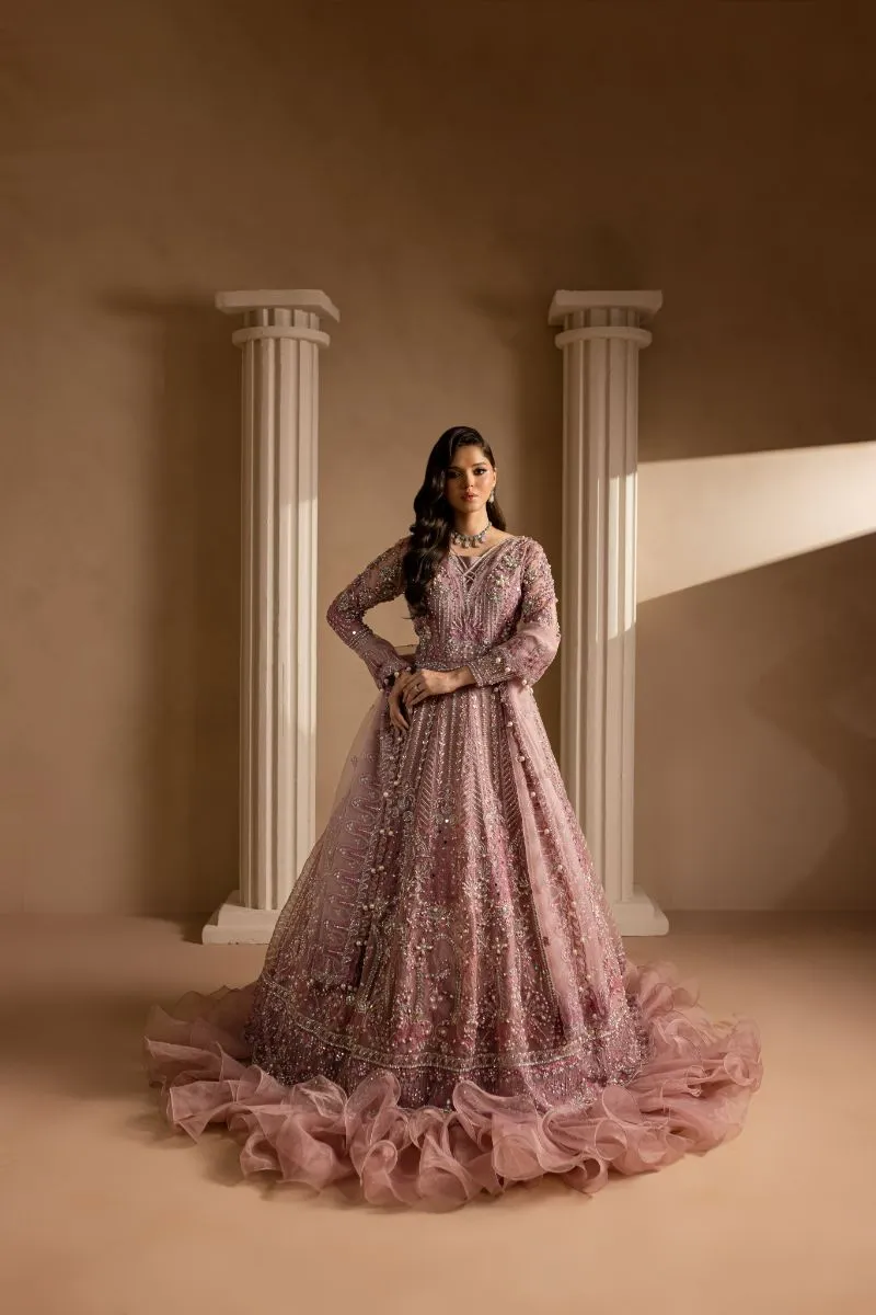 Maria Osama Khan - Pakeezah - MAXI - LAVENDER - ORGANZA & PK RAWSILK - 2 Piece