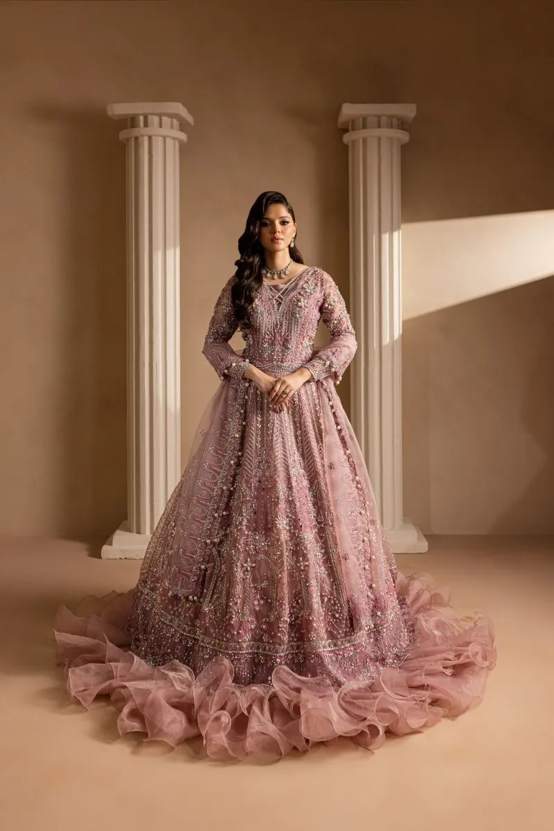 Maria Osama Khan - Pakeezah - MAXI - LAVENDER - ORGANZA & PK RAWSILK - 2 Piece