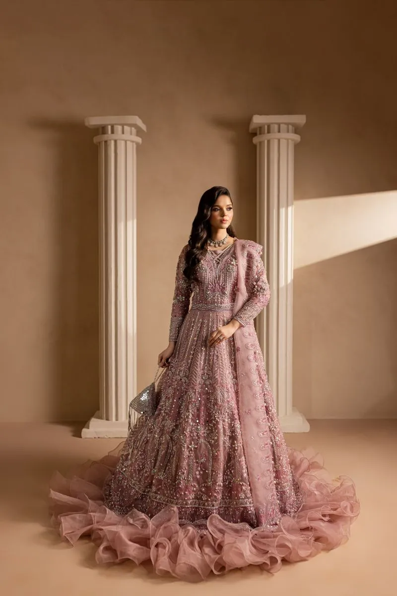 Maria Osama Khan - Pakeezah - MAXI - LAVENDER - ORGANZA & PK RAWSILK - 2 Piece