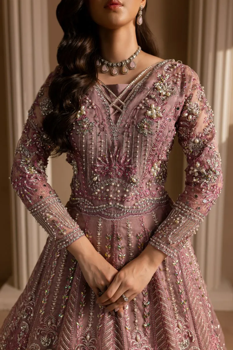 Maria Osama Khan - Pakeezah - MAXI - LAVENDER - ORGANZA & PK RAWSILK - 2 Piece