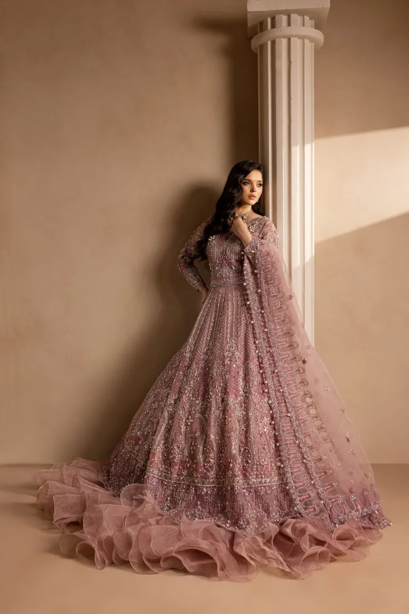 Maria Osama Khan - Pakeezah - MAXI - LAVENDER - ORGANZA & PK RAWSILK - 2 Piece