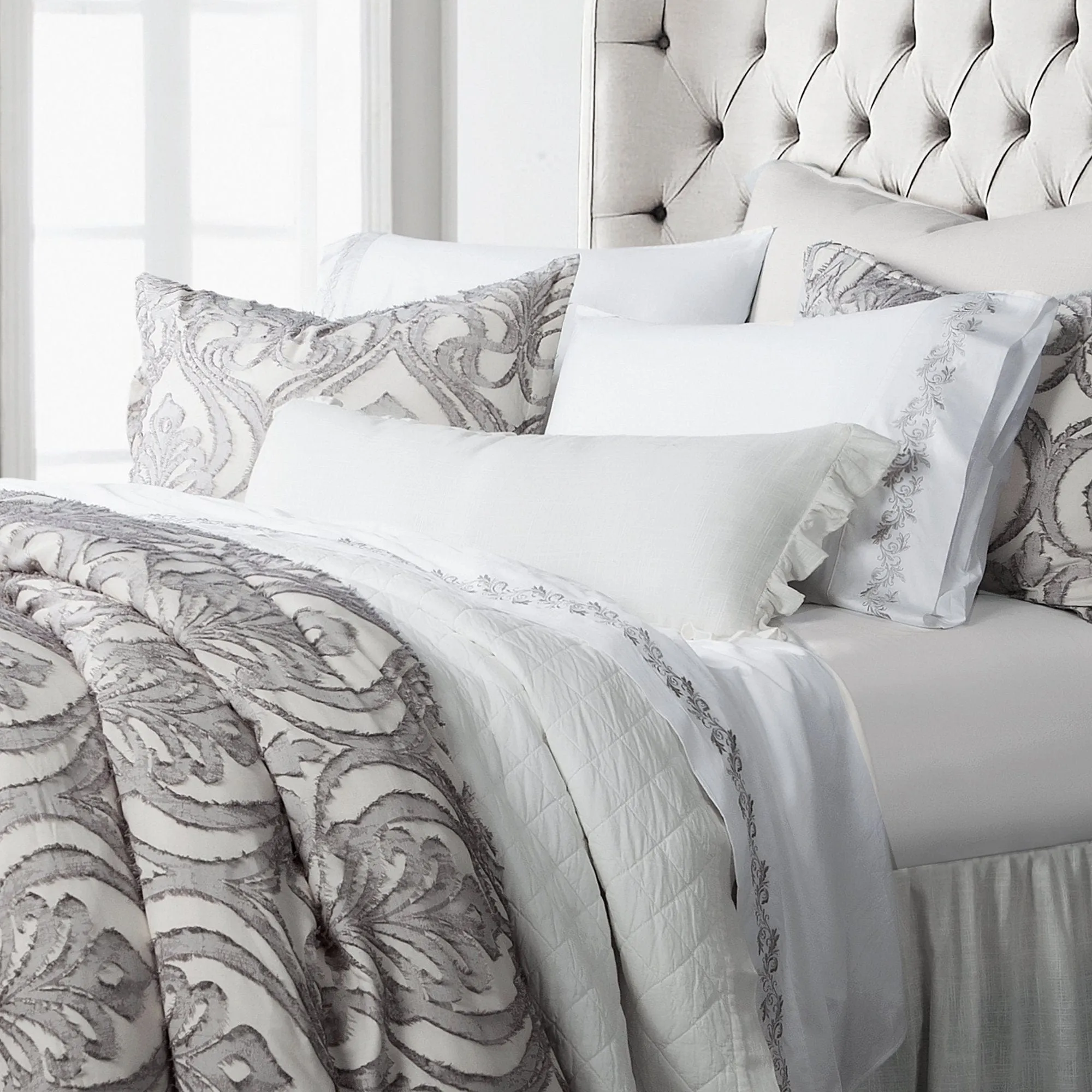 Nicole Damask Bedding Set