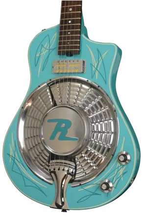 SOLD 2017 Resosonic Rambler, Baby Blue with Full Pinstriping, #971