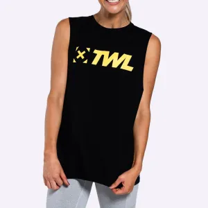 TWL - Unisex Everyday Muscle Tank 2.0 - BLACK/YELLOW