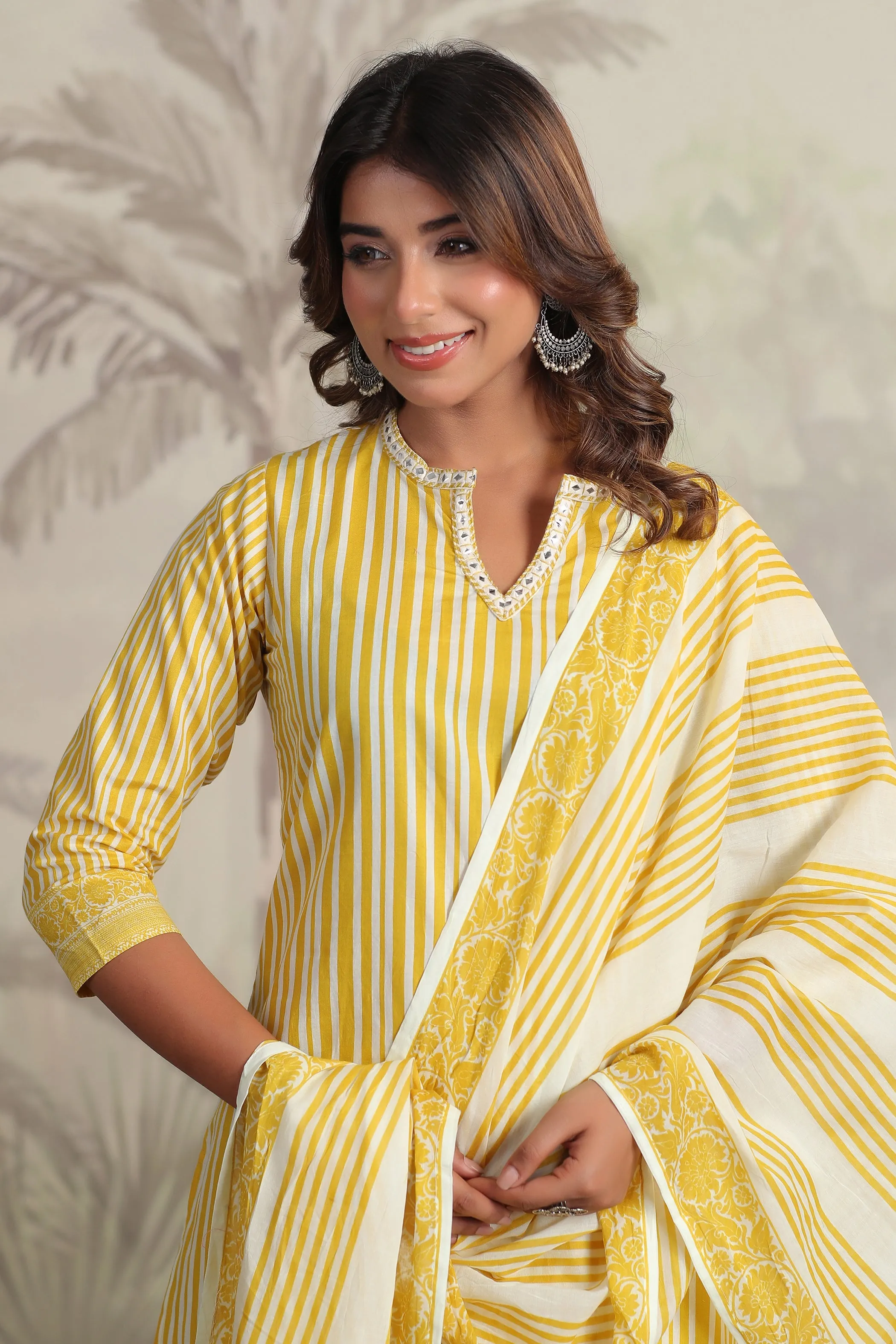 Yachi Sunshine Cotton Suit Set